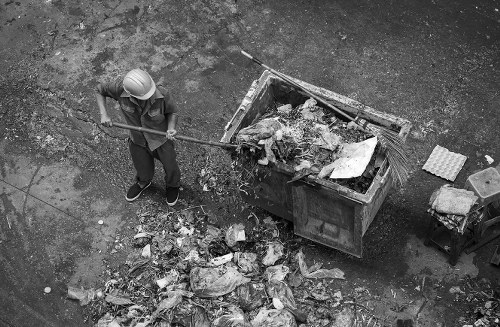 Professional office clearance team at work in Woolwich