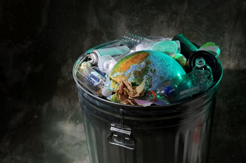 Recycling process in our waste management services